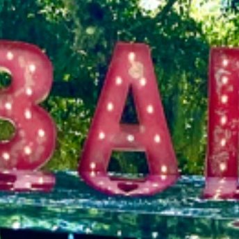 BAR marquee letters