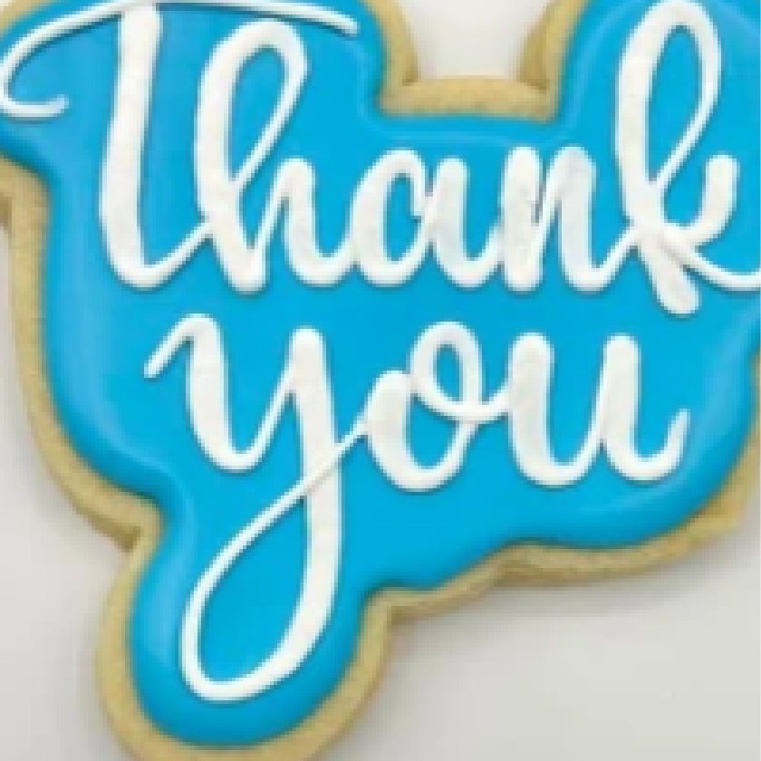 Thank-you cookies