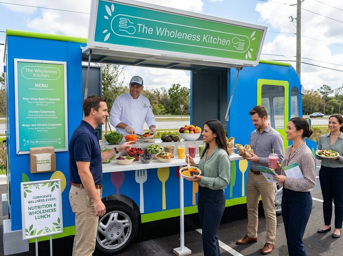 Mystic Spoon wellness food truck facade