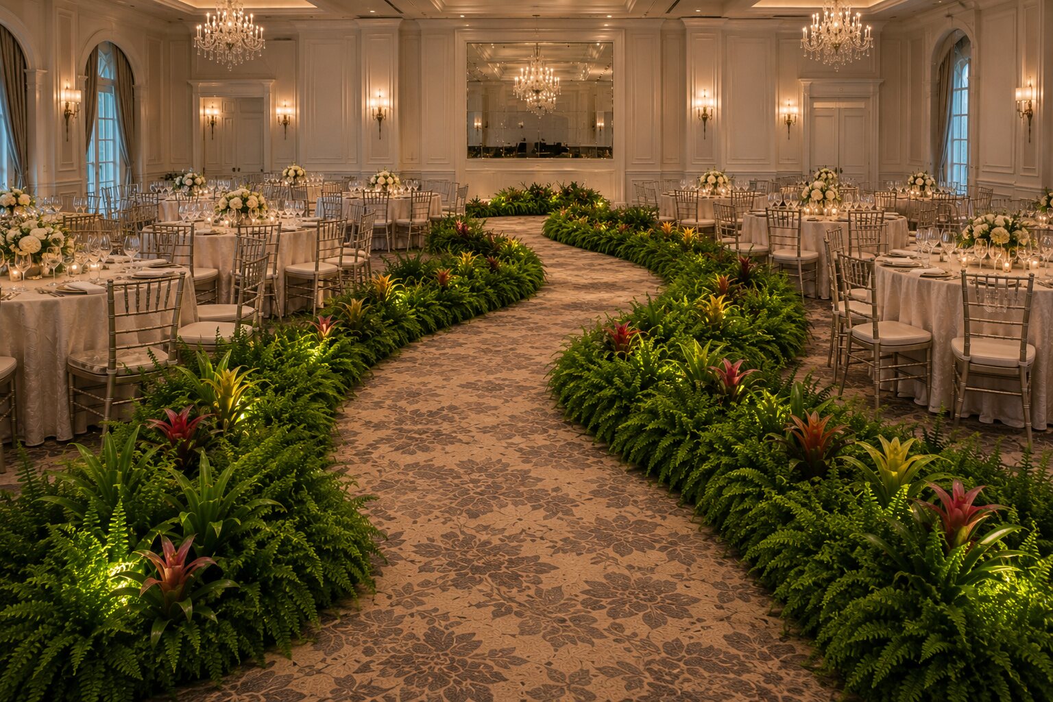 Elegant event setup