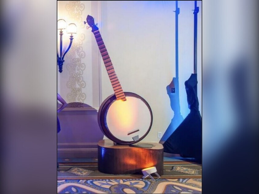 Oversized banjo prop