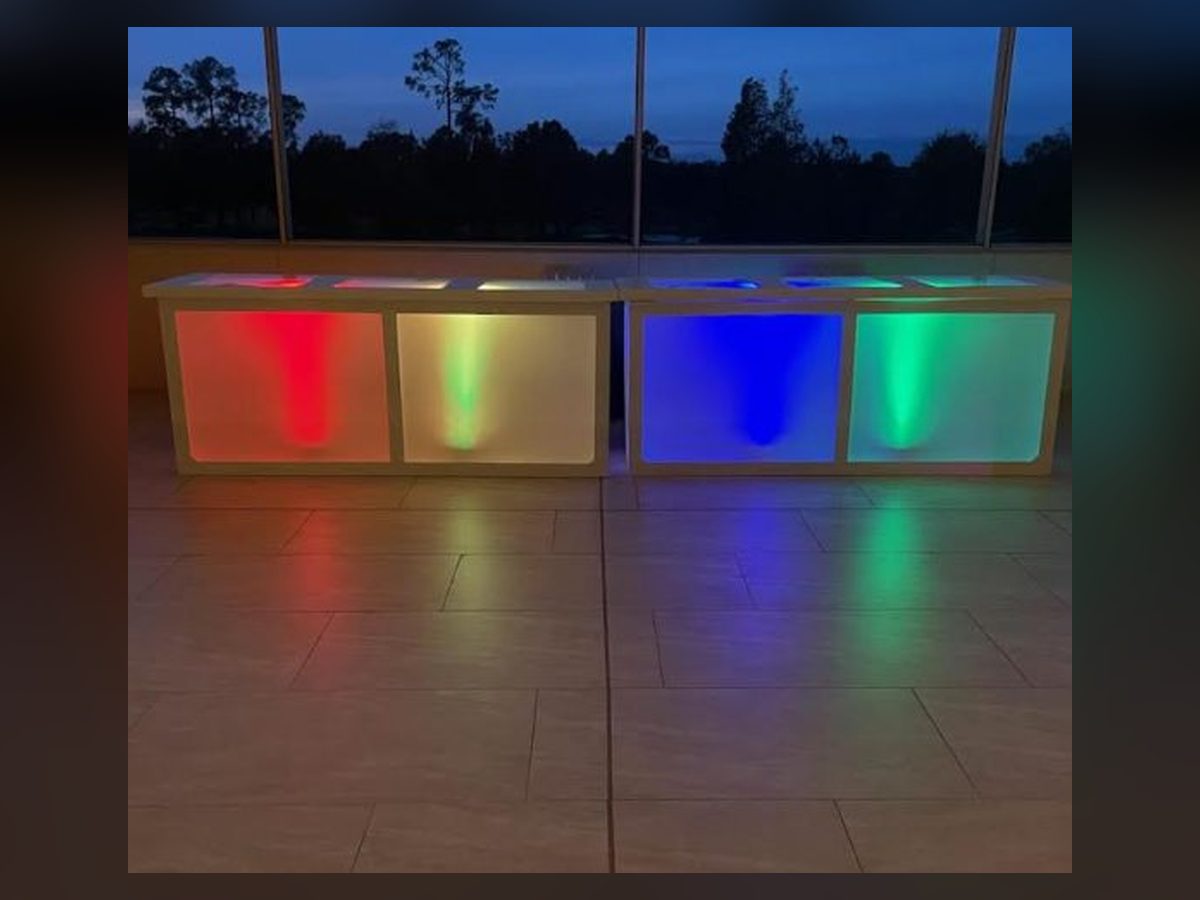 Illuminated color-changing glow bar