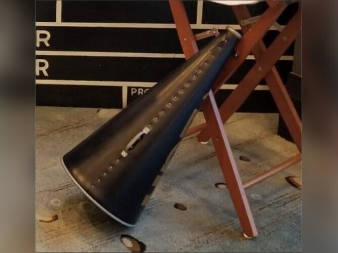 Vintage director's megaphone prop