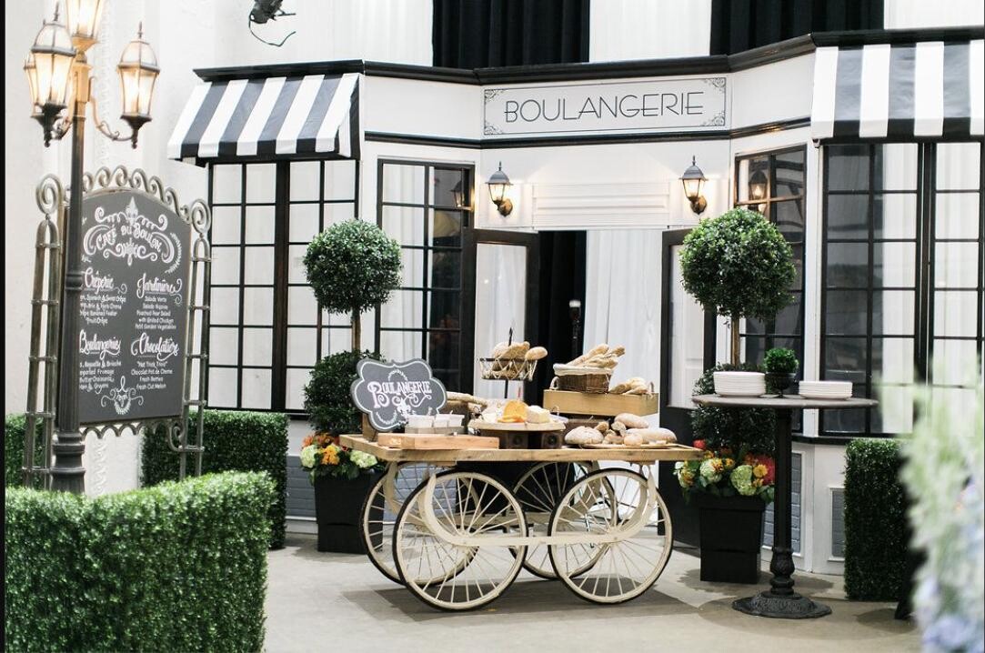 Parisian boulangerie storefront facade